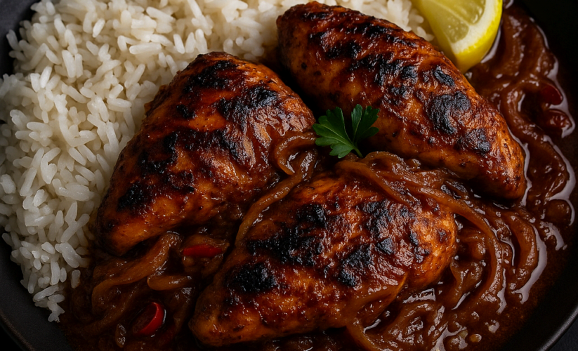 West African Chicken Yassa (Spicy