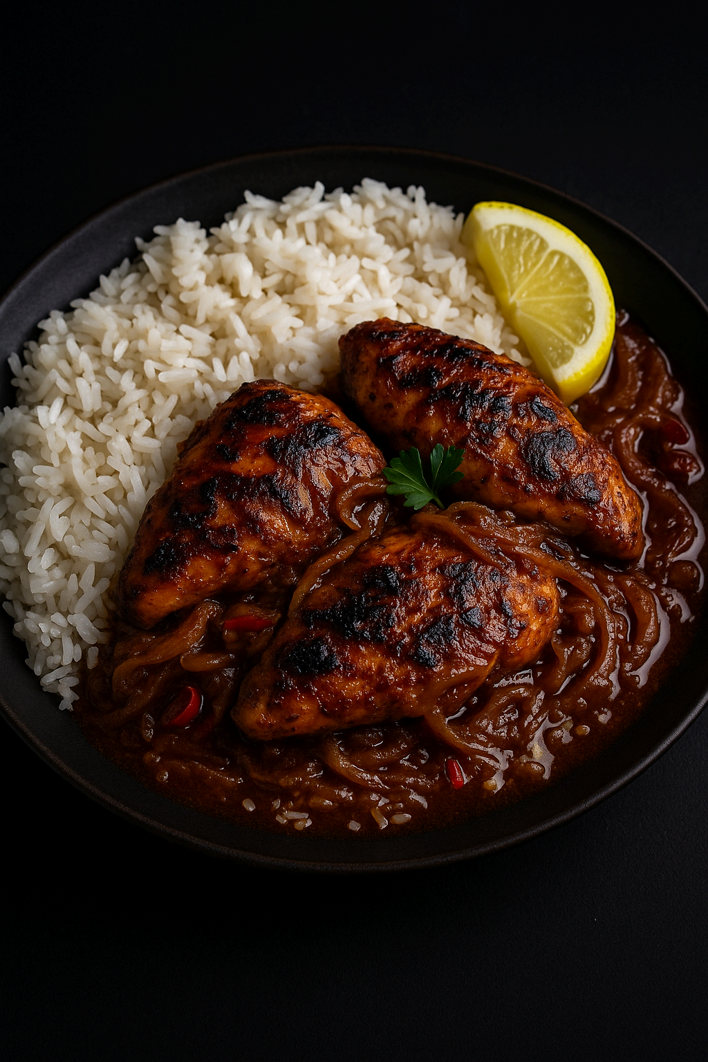 West African Chicken Yassa (Spicy